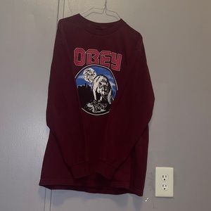 OBEY long sleeve graphic tee